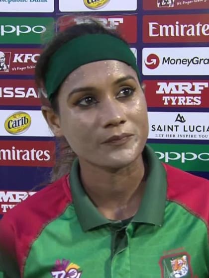 SL v BAN: Jahanara Alam interview at the innings break