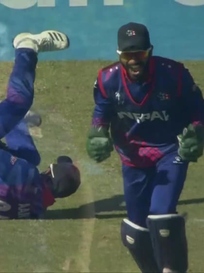 Saiteja Mukkamalla - Wicket - Nepal vs USA