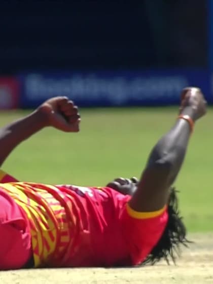Rohit Paudel - Wicket - Zimbabwe vs Nepal