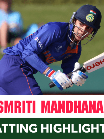 Highlights: Smriti Mandhana sets up India for a big score