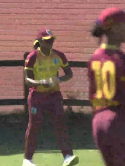 Wicket-Nilakshi-Silva-West-Indies-Women v Sri-Lanka-Women ICC T20WC 2023