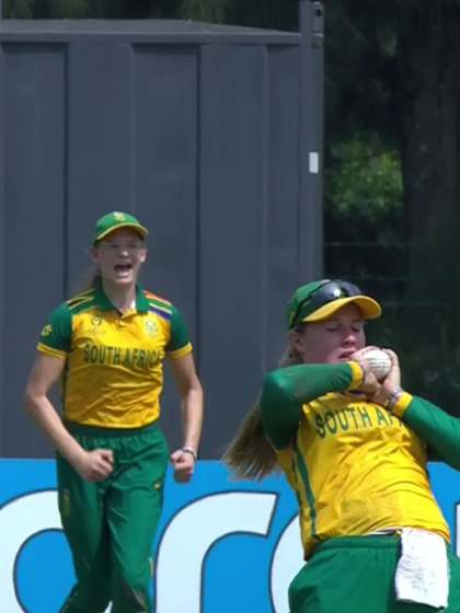 CC Ainsworth with a Batting vs South Africa Women Under-19