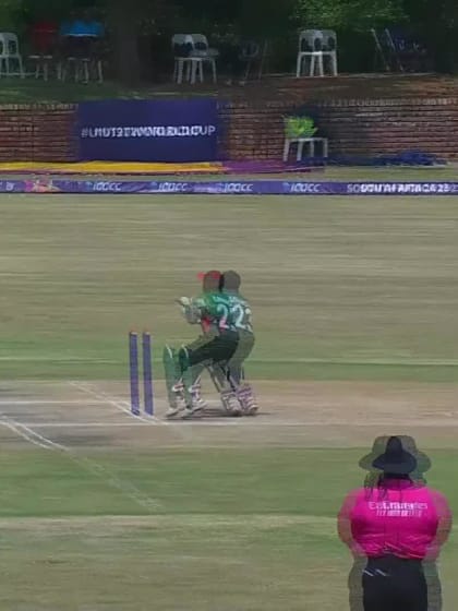 Wicket-Lavanya-Keny-UAE-U19s-Women v Bangladesh-U19s-Women ICC U19W T20WC 2023