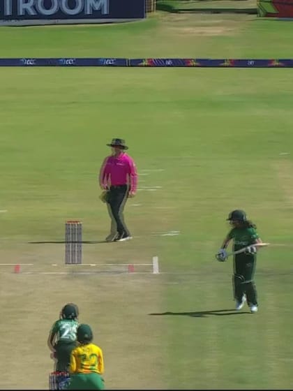 Wicket-Sumaiya-Akter-Bangladesh-U19s-Women v South-Africa-U19s-Women ICC U19W T20WC 2023