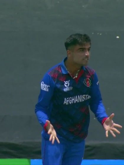 Faridoon Dawoodzai with a Bowled Out vs. USA