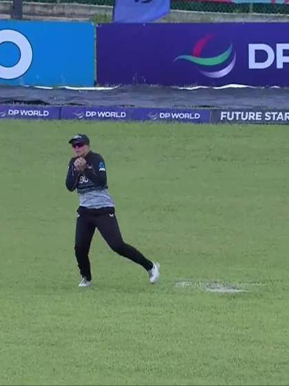 J Taliilagi with a Batting vs New Zealand Women Under-19