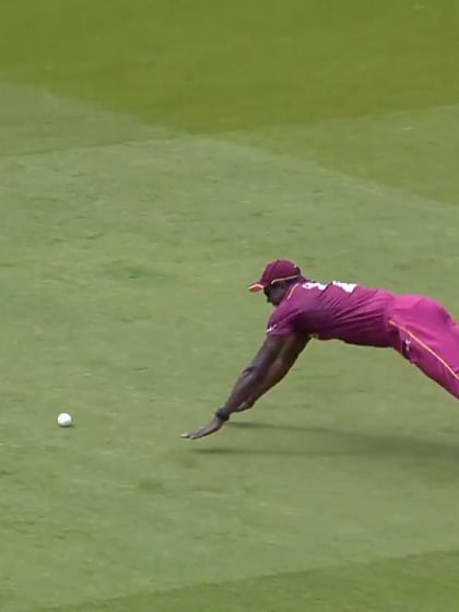 CWC19: WI v NZ - Brathwaite's comic superman misfield