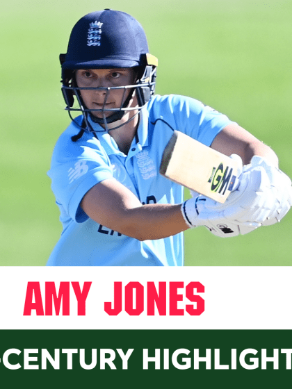 Highlights: Amy Jones in fine form with a first World Cup half-century