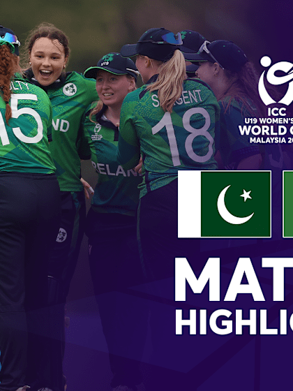 Ireland seal Super Six spot after overcoming Pakistan in a thriller | Match Highlights | U19WC 2025