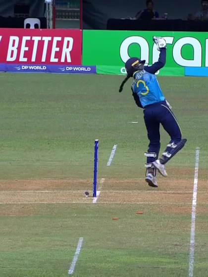 Hamilton with a Batting vs Sri Lanka Women Under-19