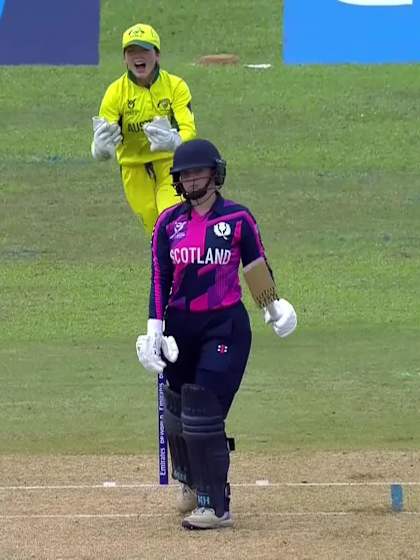 N Muir with a Batting vs Australia Women Under-19