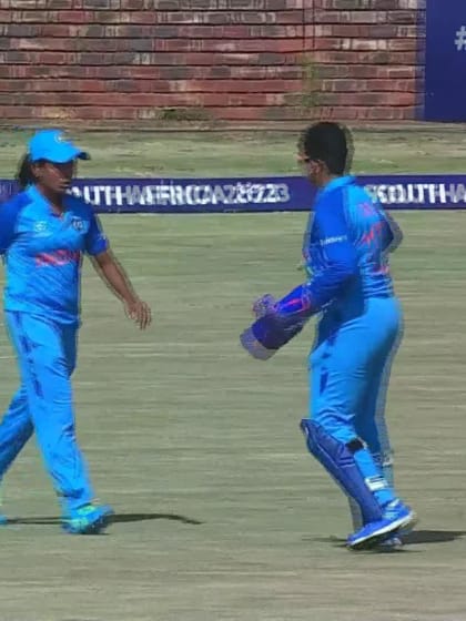 Wicket-Kate-Pelle-India-U19s-Women v Australia-U19s-Women ICC U19W T20WC 2023