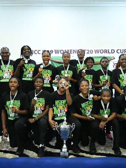 Nigeria secure a place in the ICC U19 Women’s T20 World Cup in washed out final