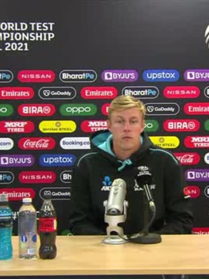 Kyle Jamieson Press Conference | Day 3 | WTC21 Final | Ind v NZ