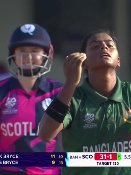 Kathryn Bryce - Wicket - Bangladesh vs Scotland