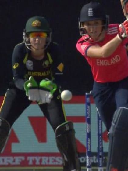Charlotte Edwards Innings for England V Australia Video ICC Womens WT20 2016