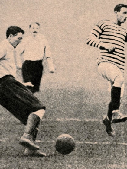 Off-side – a cricketing XI that made strides in football