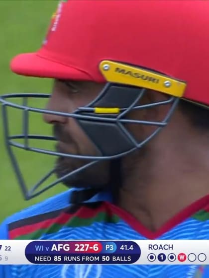 CWC19: AFG v WI – Shinwari becomes Roach's third victim