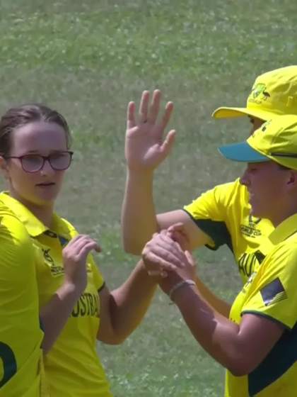 S Ramnath with a Batting vs Australia Women Under-19