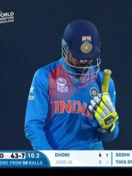 Ravindra Jadeja Wicket Fall NZ V IND Video ICC WT20 2016