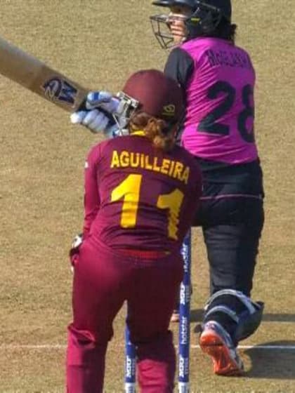 Sara McGlashan Match Hero for New Zealand v WI ICC Womens WT20 2016