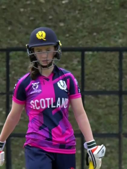 M Parker with a Batting vs Australia Women Under-19