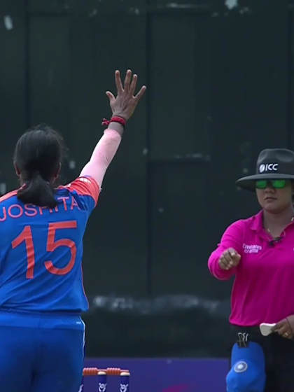 S Ramnath with a Batting vs India Women Under-19