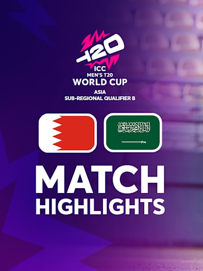 Bahrain v Saudi Arabia | Match Highlights | T20WC Asia Qualifier B 2024