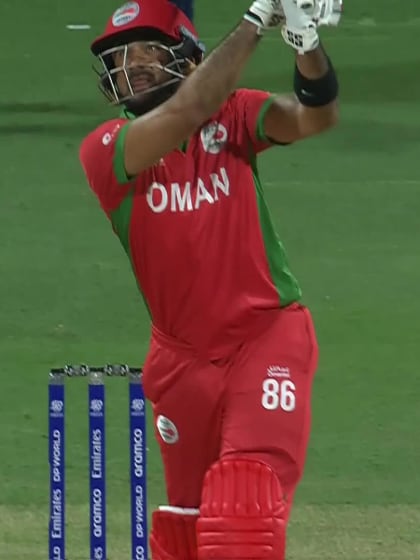 Naseem Khushi - Wicket - Namibia vs Oman