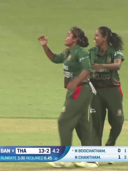 Wicket - Nattaya Boochatham - Bangladesh v Thailand
