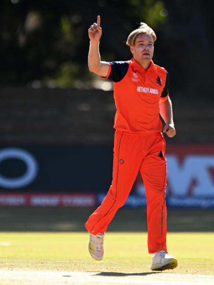 Bas de Leede takes maiden ODI five-for to boost Netherlands qualification hopes | CWC23 Qualifier