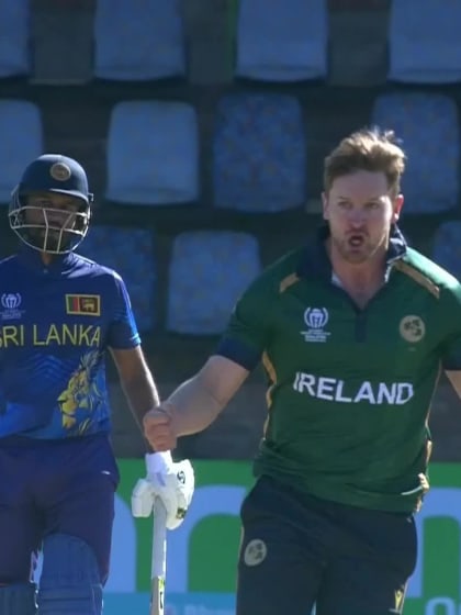 Kusal Mendis - Wicket - Sri Lanka vs Ireland