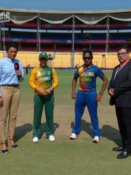 Sri Lanka wins Toss against South Africa Match 20 ICC Womens WT20 2016