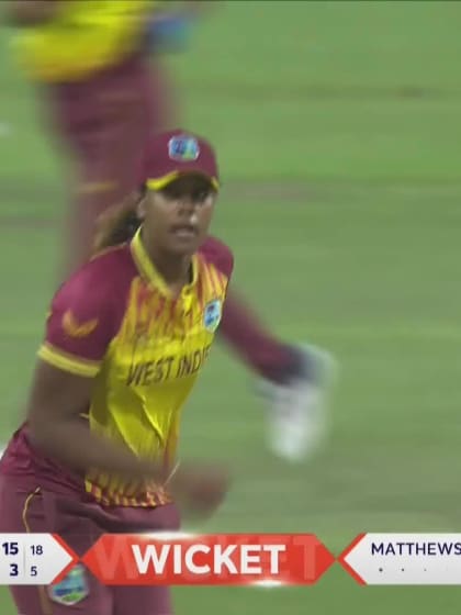 Wicket-Eimear-Richardson-West-Indies-Women v Ireland ICC T20WC 2023