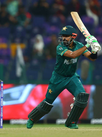 Babar Azam gets in the swing of things