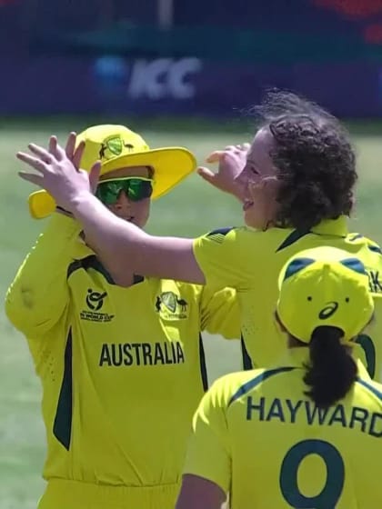 Wicket-Ritu-Singh-Australia-U19s-Women v USA-U19s-Women ICC U19W T20WC 2023