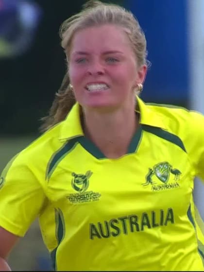 Wicket-Liberty-Heap-England-U19s-Women v Australia-U19s-Women ICC U19W T20WC 2023