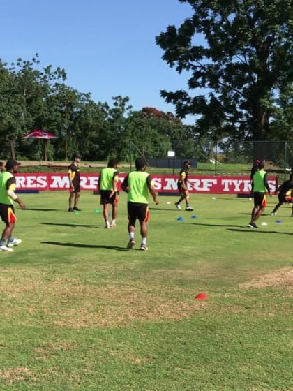 PNG warm up with a hybrid game of handball/volleyball