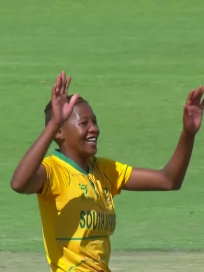 Wicket-Darcey-Carter-South-Africa-U19s-Women v Scotland-U19s-Women ICC U19W T20WC 2023