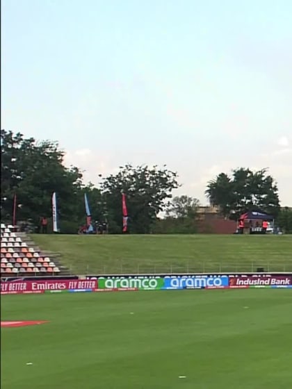 Qasim Khan with a Caught Out vs. Namibia