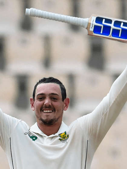 Brutal de Kock stars on dominant day for South Africa