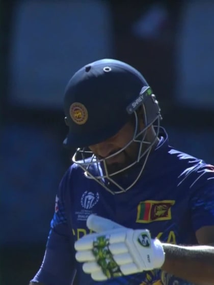 Dimuth Karunaratne - Wicket - Sri Lanka vs Ireland
