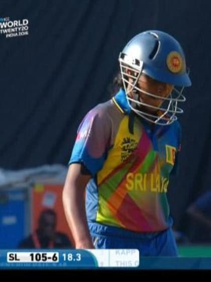 Ama Kanchana Wicket Fall SL V SA Video ICC Womens WT20 2016