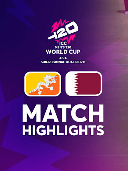 Bhutan vs Qatar | Match Highlights | T20WC Asia Qualifier B 2024