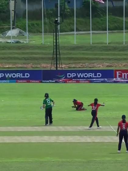 A Harrison with a Batting vs USA Women Under-19