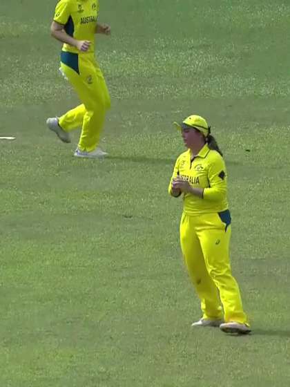 Nayma Sheikh with a Batting vs Australia Women Under-19