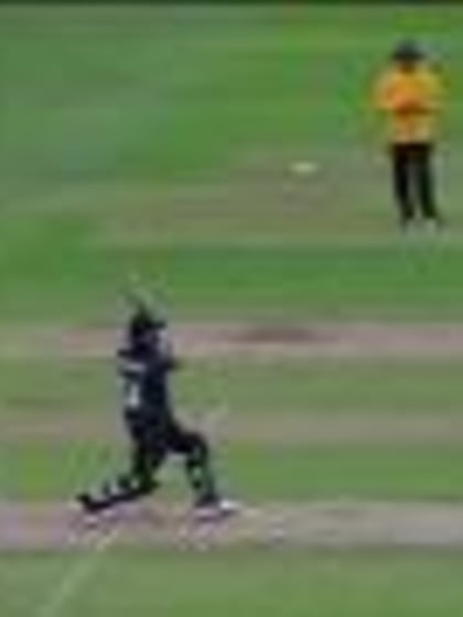 WICKET: Ronchi falls to Taskin for 16