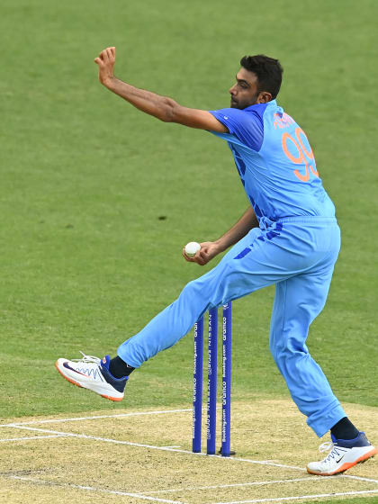 Wicket - Kane Richardson - Australia v India ICC T20WC 2022