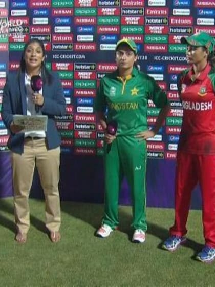 Match Presentation for PAK V BAN Match 15 ICC Womens WT20 2016