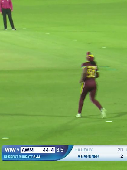 Alyssa Healy - Wicket - West Indies Women vs Australia Women